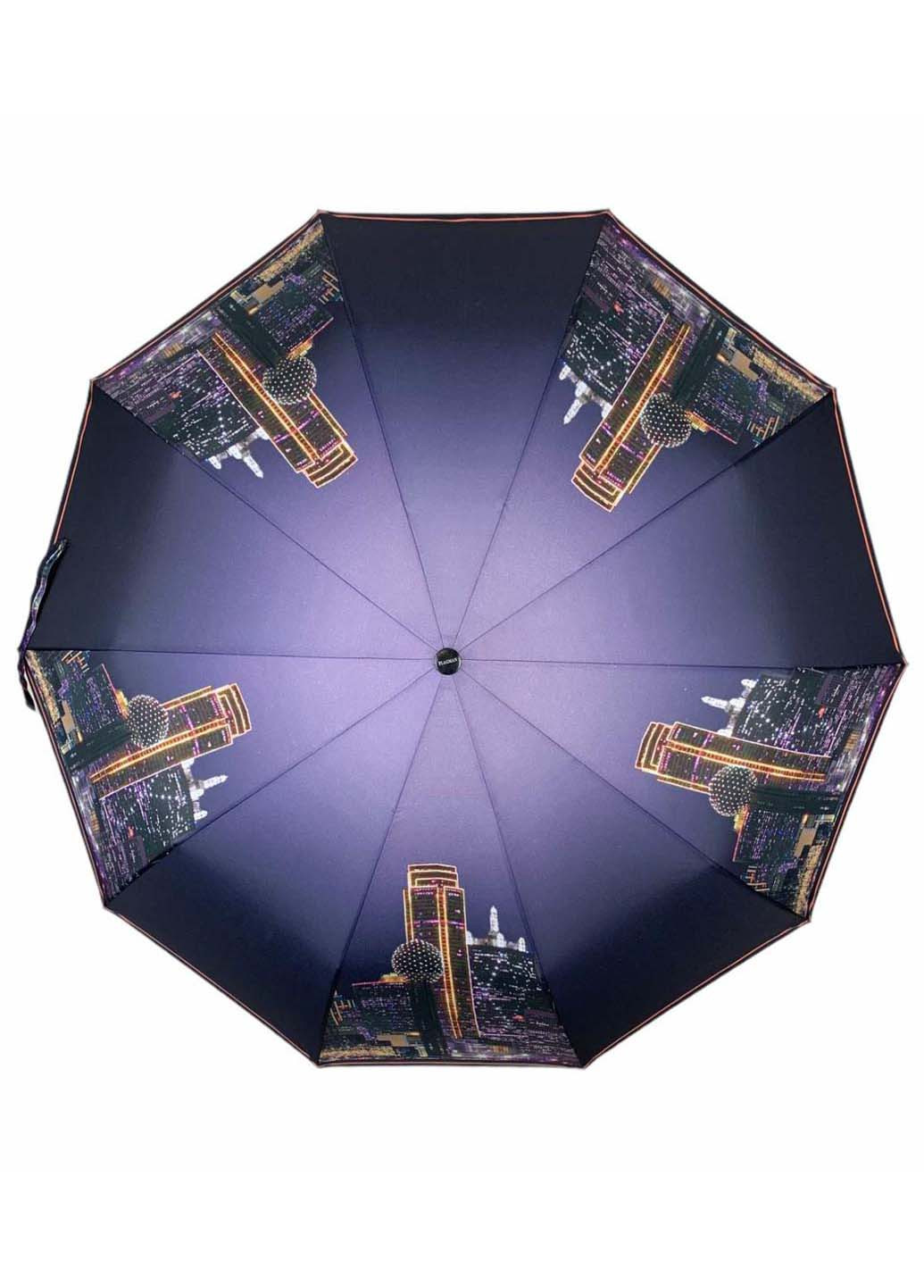 Жіноча складна парасоля автомат c принтом Flagman (265992098)