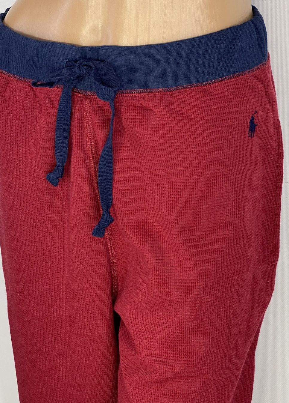 Вишневые домашние демисезонные прямые брюки Ralph Lauren