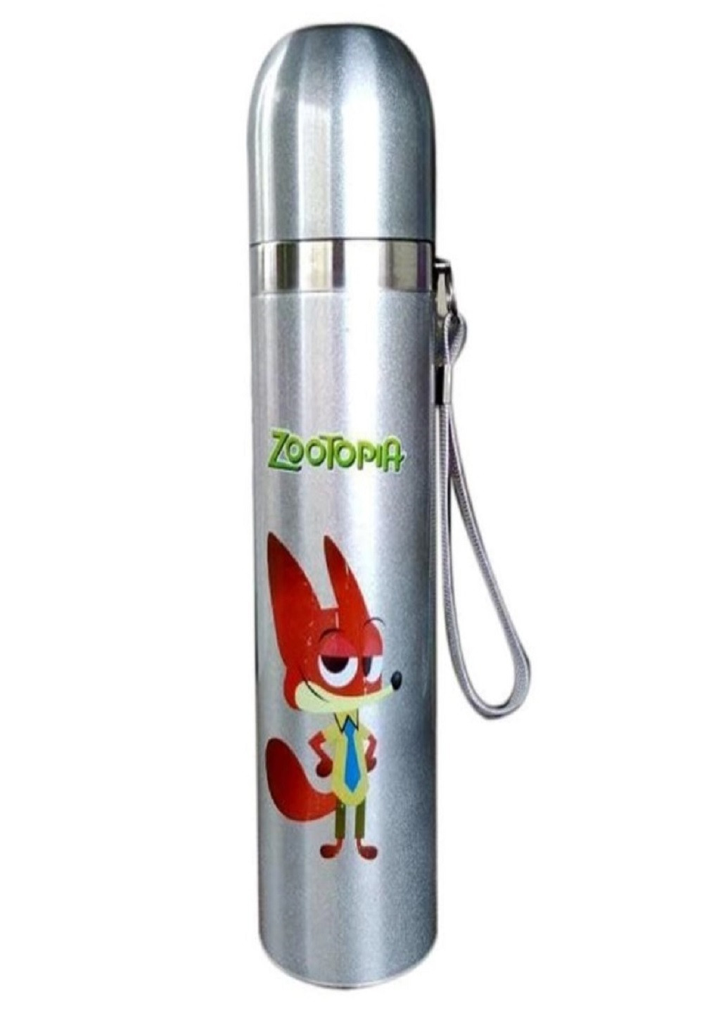 Детский питьевой термос Zootopia Зверополис 350 мл Ник Уайлд Серый No Brand (266340998)