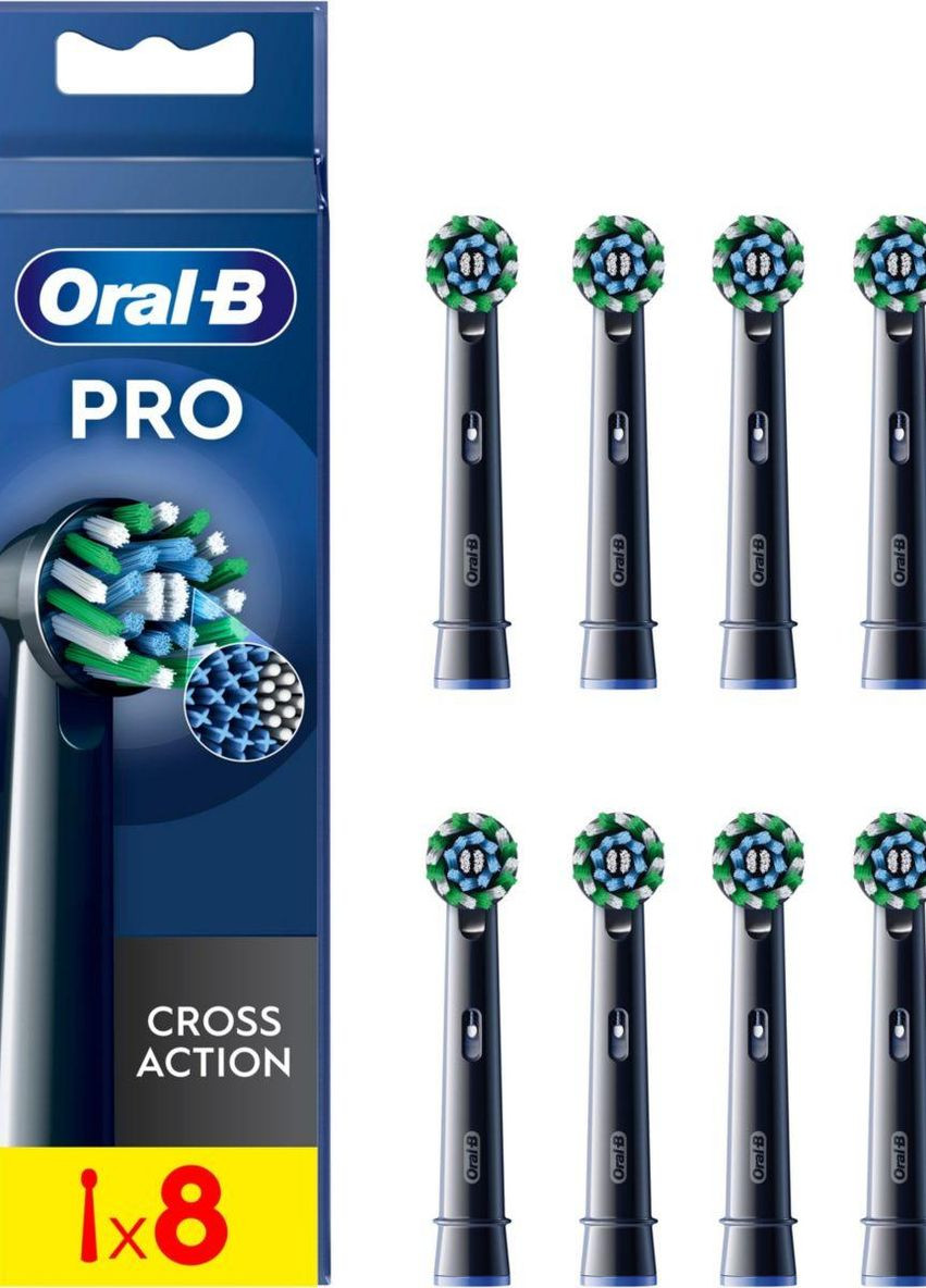 Насадки для зубной щетки PRO Cross Action EB50BRX-8 Oral-B (266039191)
