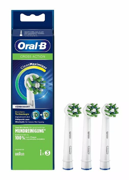 Насадка для зубної щітки Cross Action 3 шт. Oral-B (266039161)