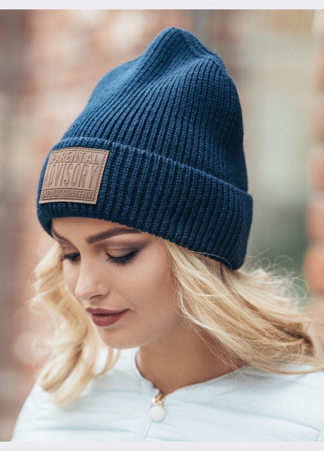 темно-синя шапка з нашивкою "advisory" Dressa (266622588)