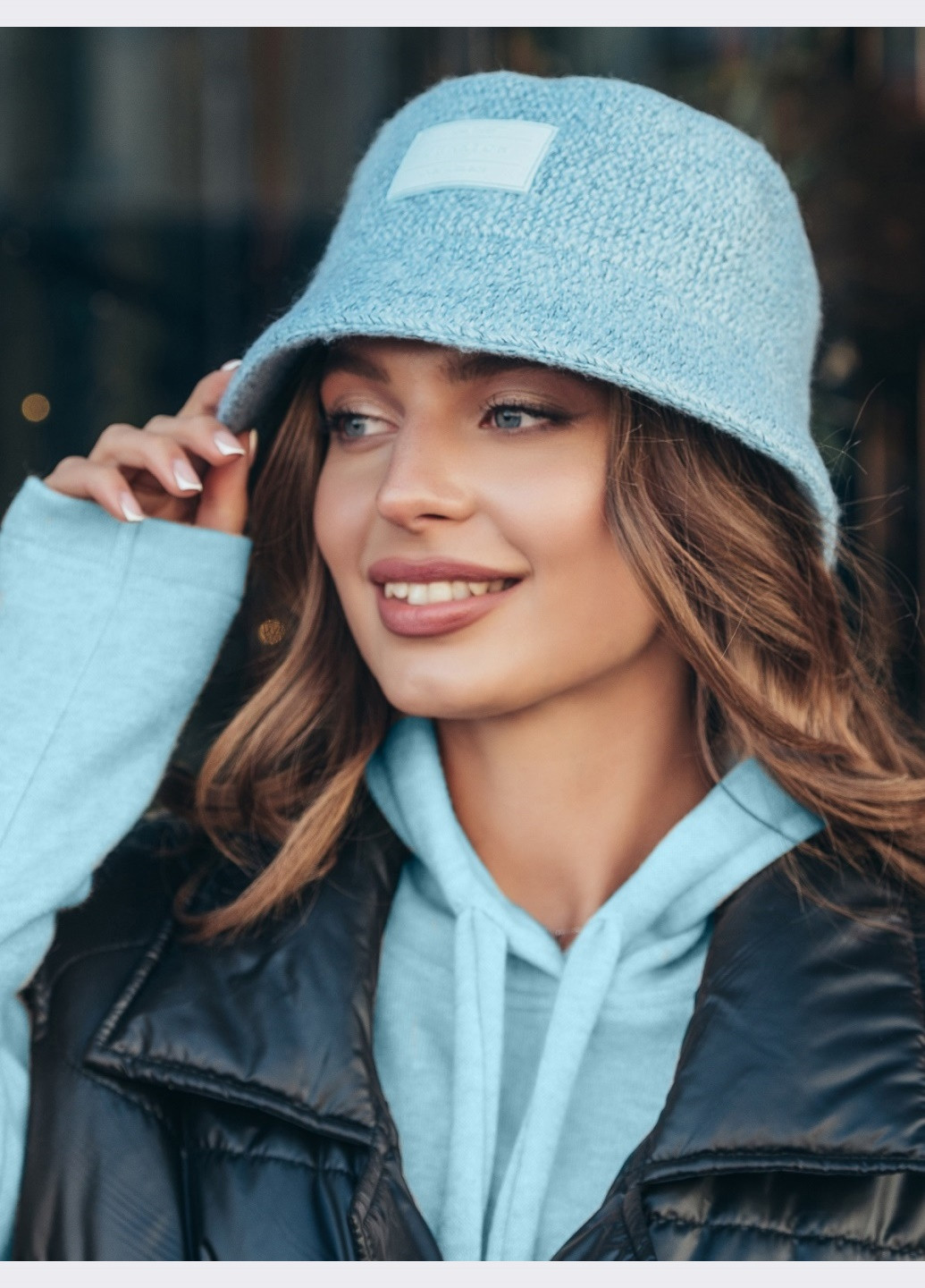 панама блакитного кольору з регулятором об'єму Dressa (266622390)