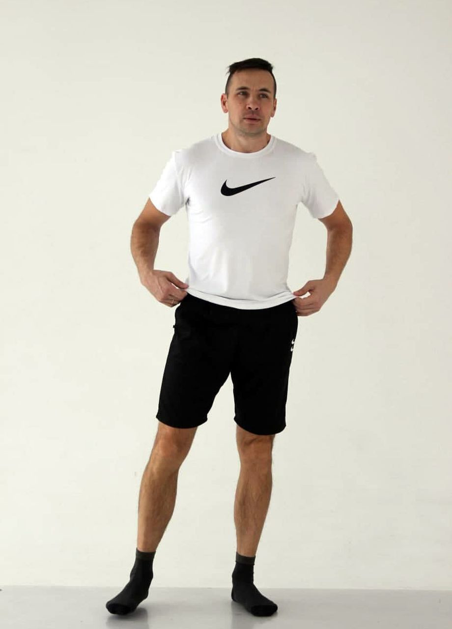 Мужской спортивный комплект футболка с шортами спортивный костюм ААА (266041198)