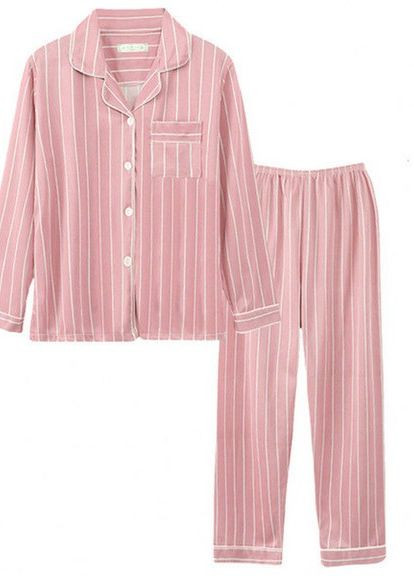 Рожева всесезон жіноча піжама квіти бавовни july's song розмір xl 48 рожевий No Brand