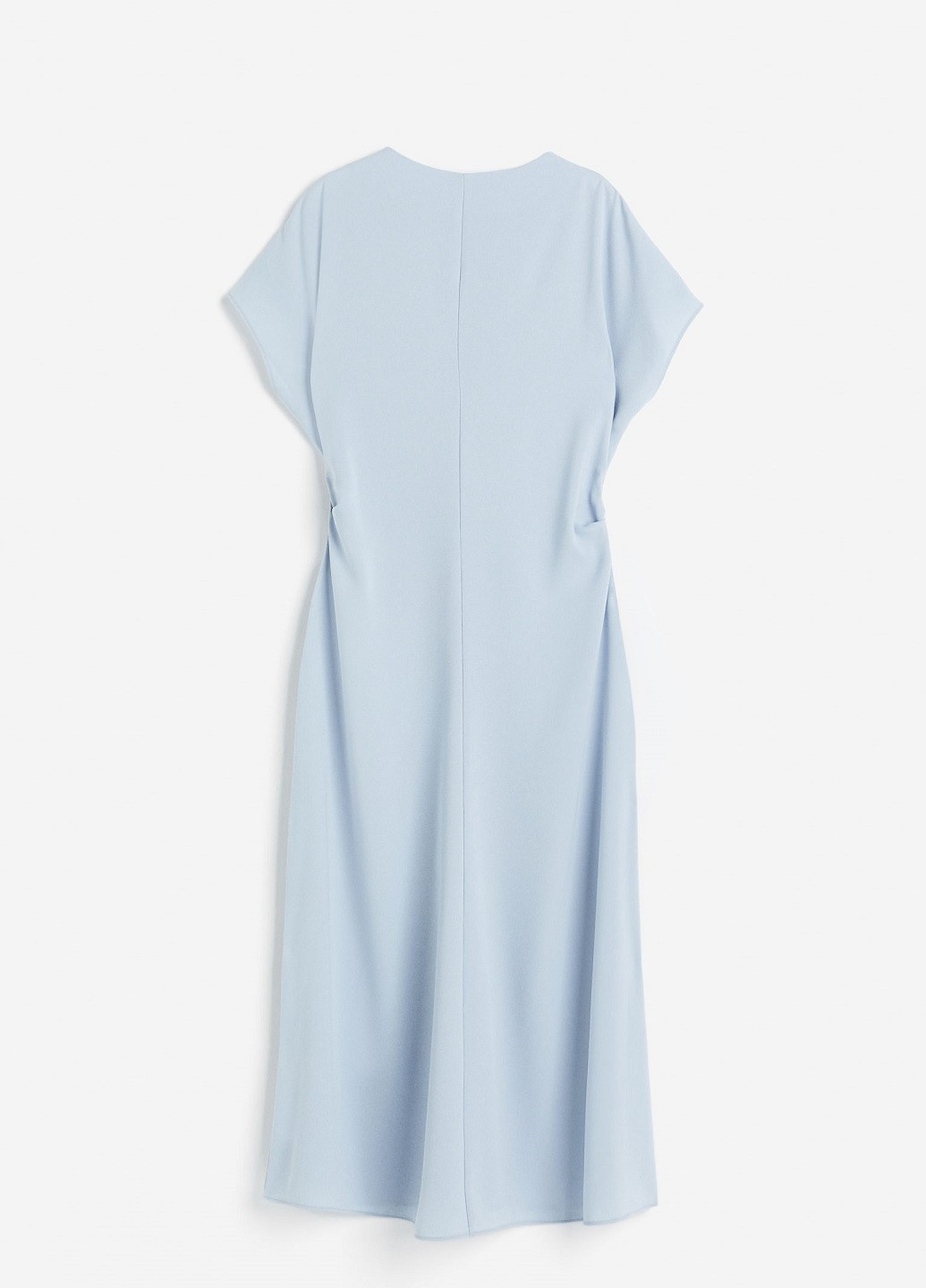 Голубое праздничный платье H&M однотонное