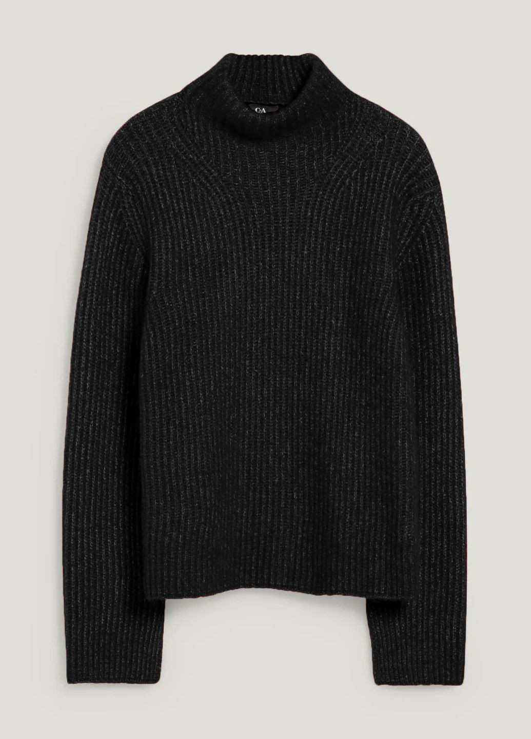 Черный демисезонный свитер оверсайз C&A
