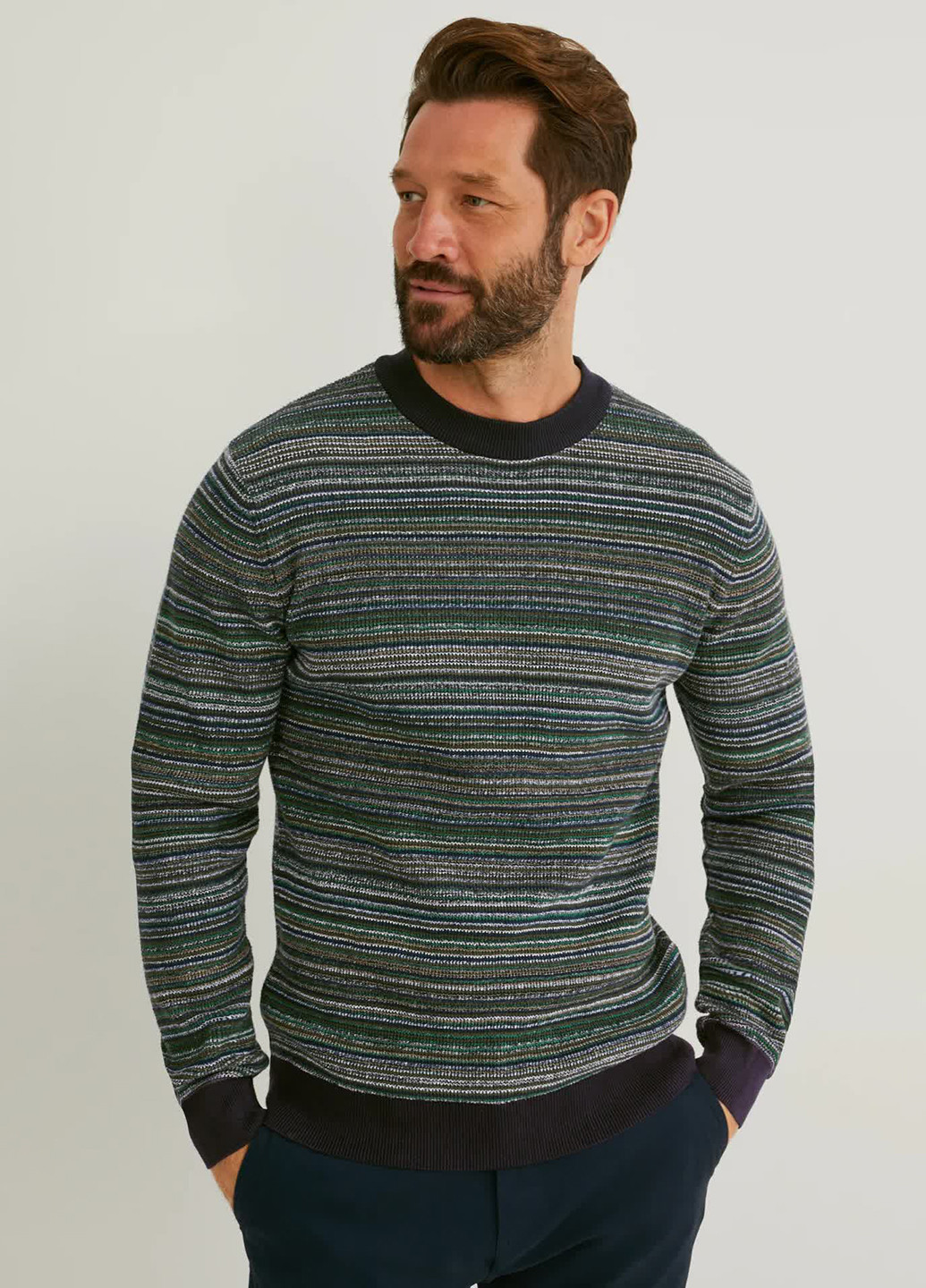Комбінований демісезонний светр з бавовни C&A