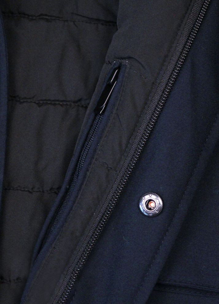 Темно-синяя демисезонная утепленная куртка C&A
