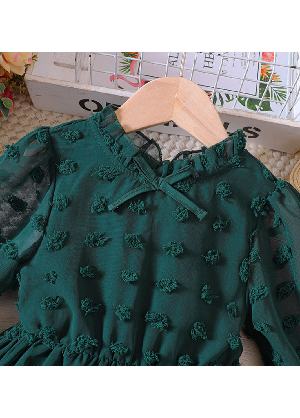 Зелёное платье SHEIN (266039881)