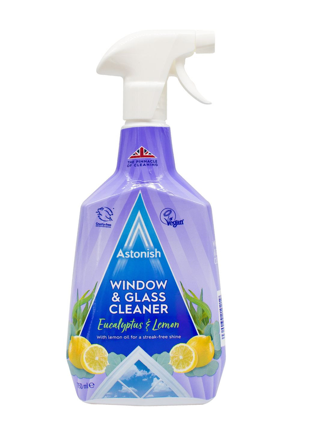 універсальний засіб для миття вікон та скляних поверхонь Евкаліпт та лимон 750 мл Astonish (266048502)