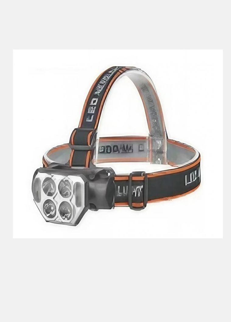 Ліхтарик налобний світлодіодний акумулятор 8.5*4.5см Home (266170013)