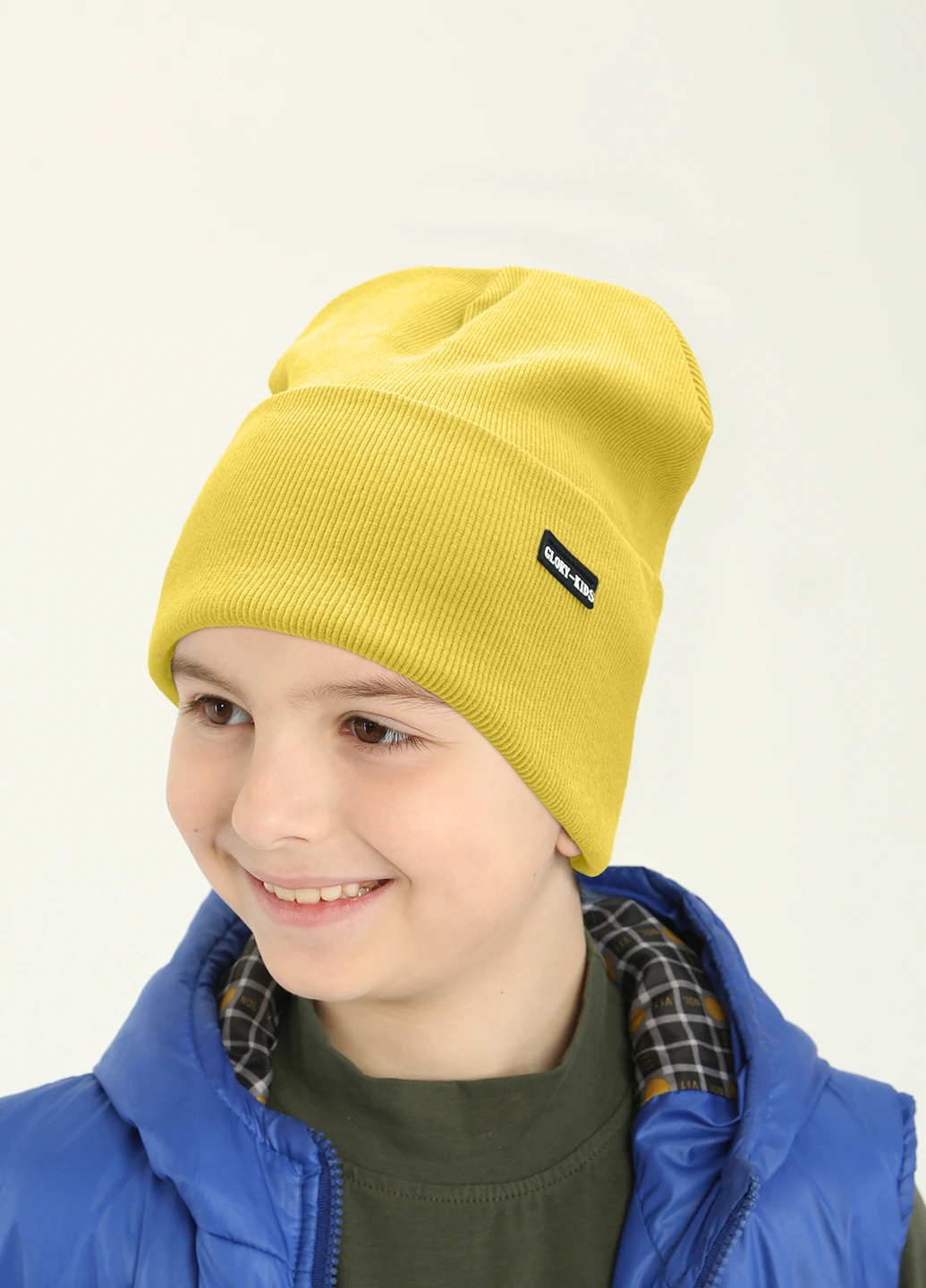 4103 Шапка трикотажна "Лоренс" Жовтий 52-54р. (A_001892) Anmerino (266236321)