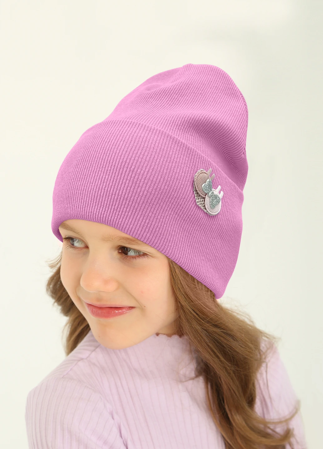 4101 Шапка трикотажна "Ніжність" Рожевий 50-52р. (A_001763) Anmerino (266236174)