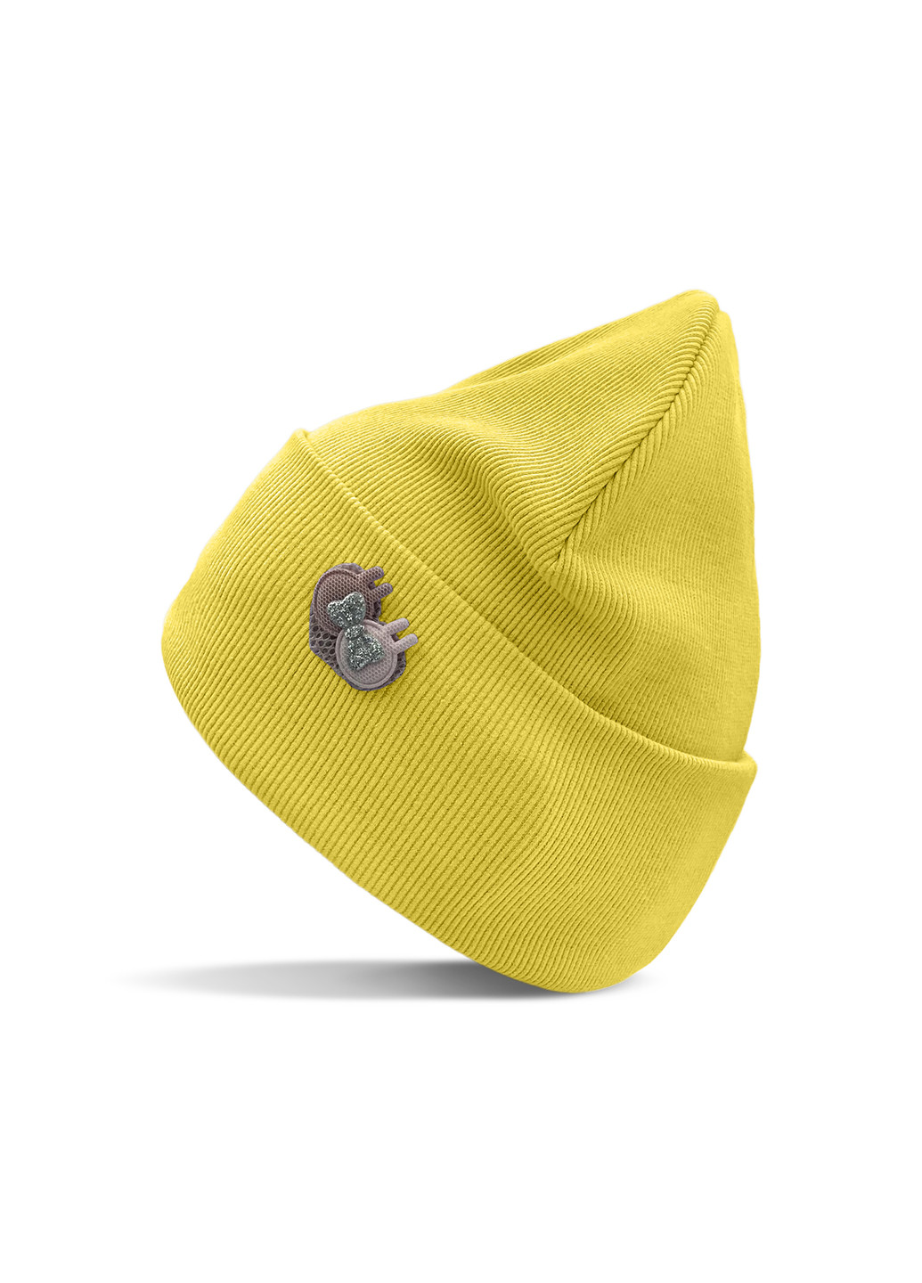 4101 Шапка трикотажная "Нежность" Лимонный 50-52г. (A_001765) Anmerino (266236197)