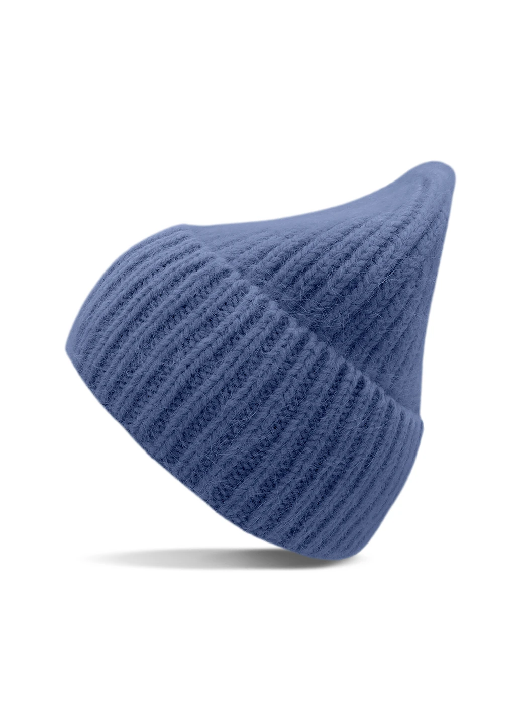 9048 Шапка ангорова F-48 "Аша" Джинс 54-58р. (G_001266) Anmerino (266236262)