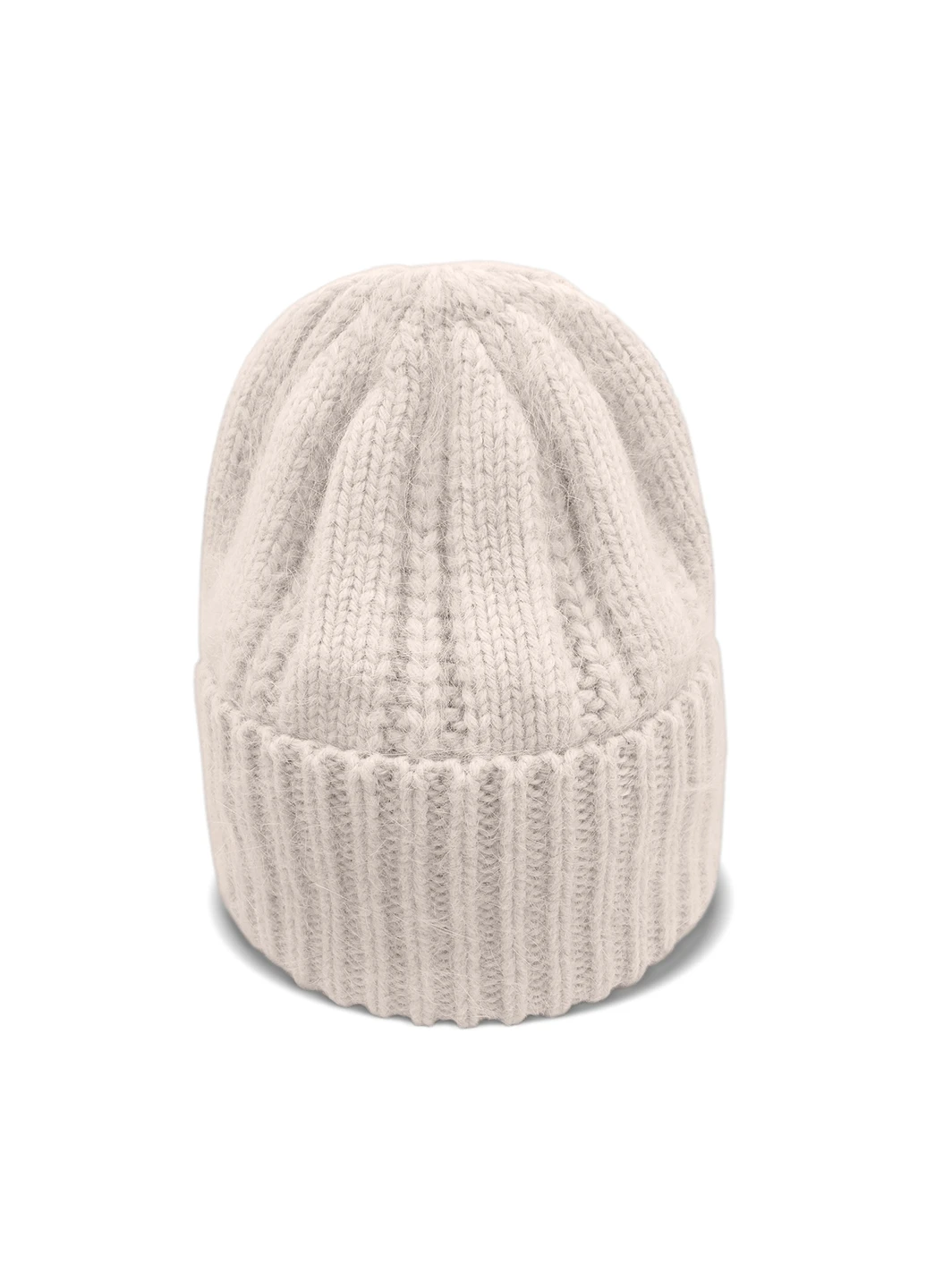 9047 Шапка ангорова "Монро" F-08 Молочний 55-58р. (G_001288) Anmerino (266236296)