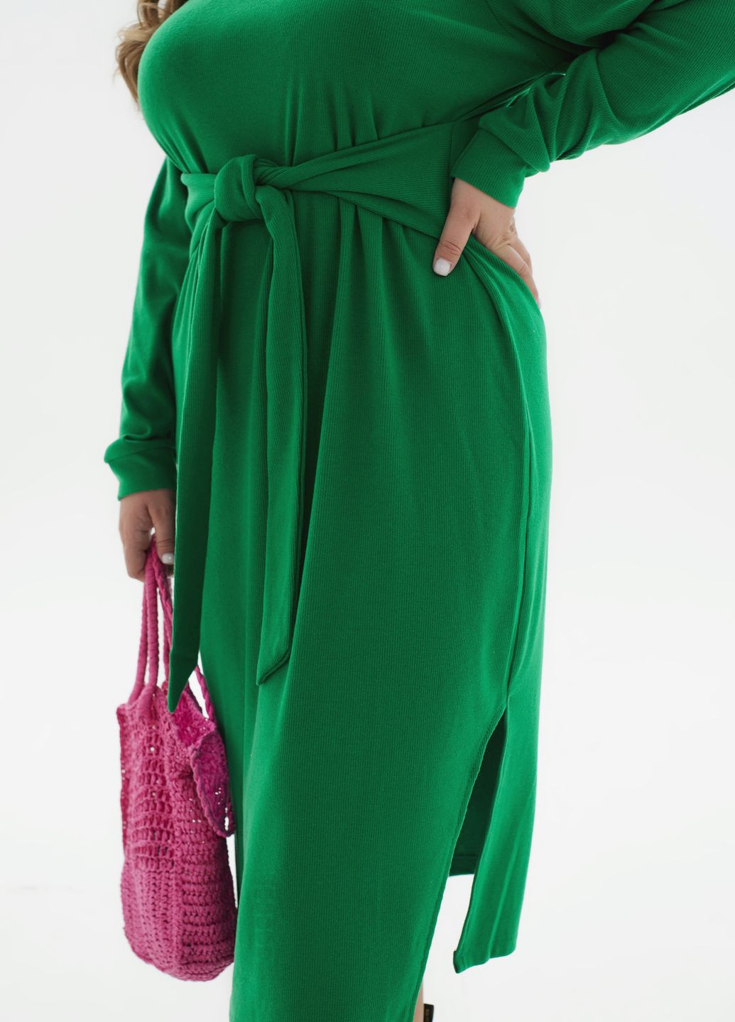 Зелена повсякденний сукня Minova однотонна