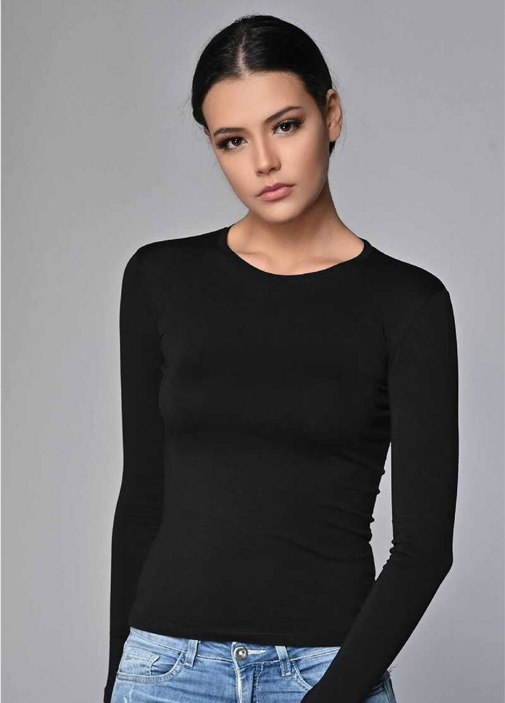 Лонгслів жіночий бавовняний Sevim (266267417)