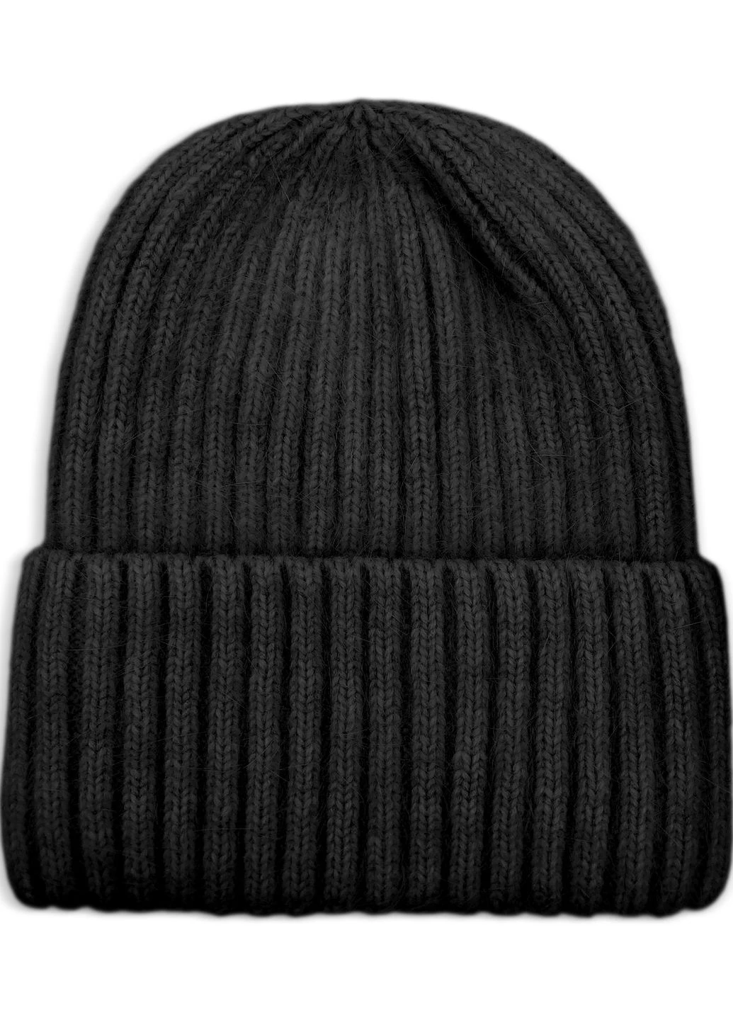 9054 Шапка ангорова " Амазонка" F21 Чорний 54-56р. (A_001487) Anmerino (266273598)