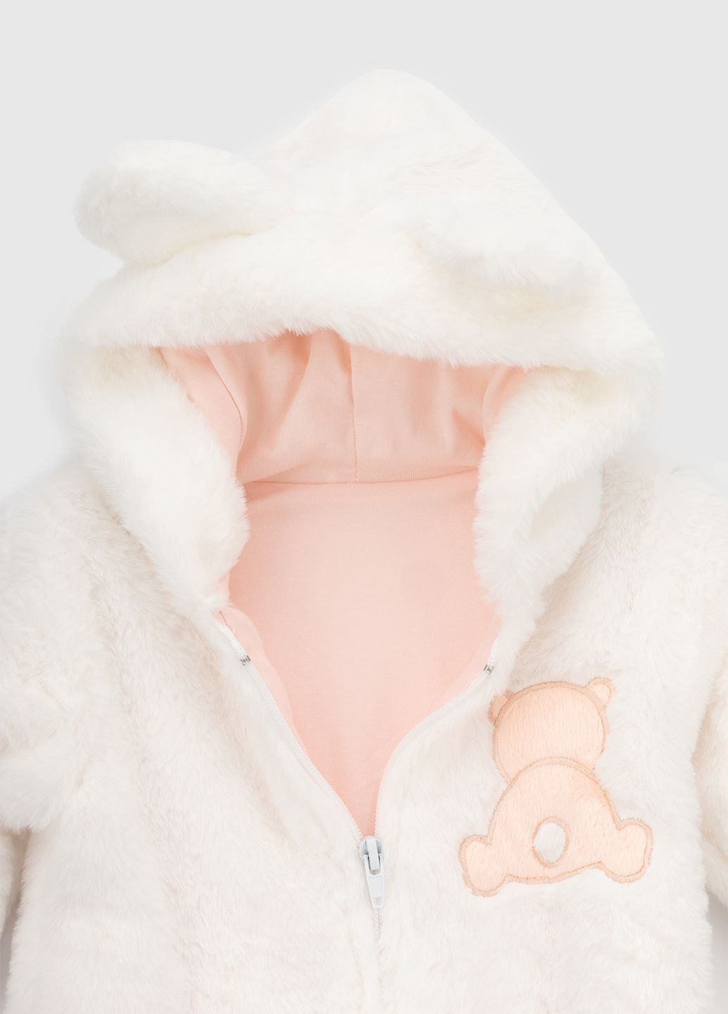 Молочний зимній костюм малявка Mini papi