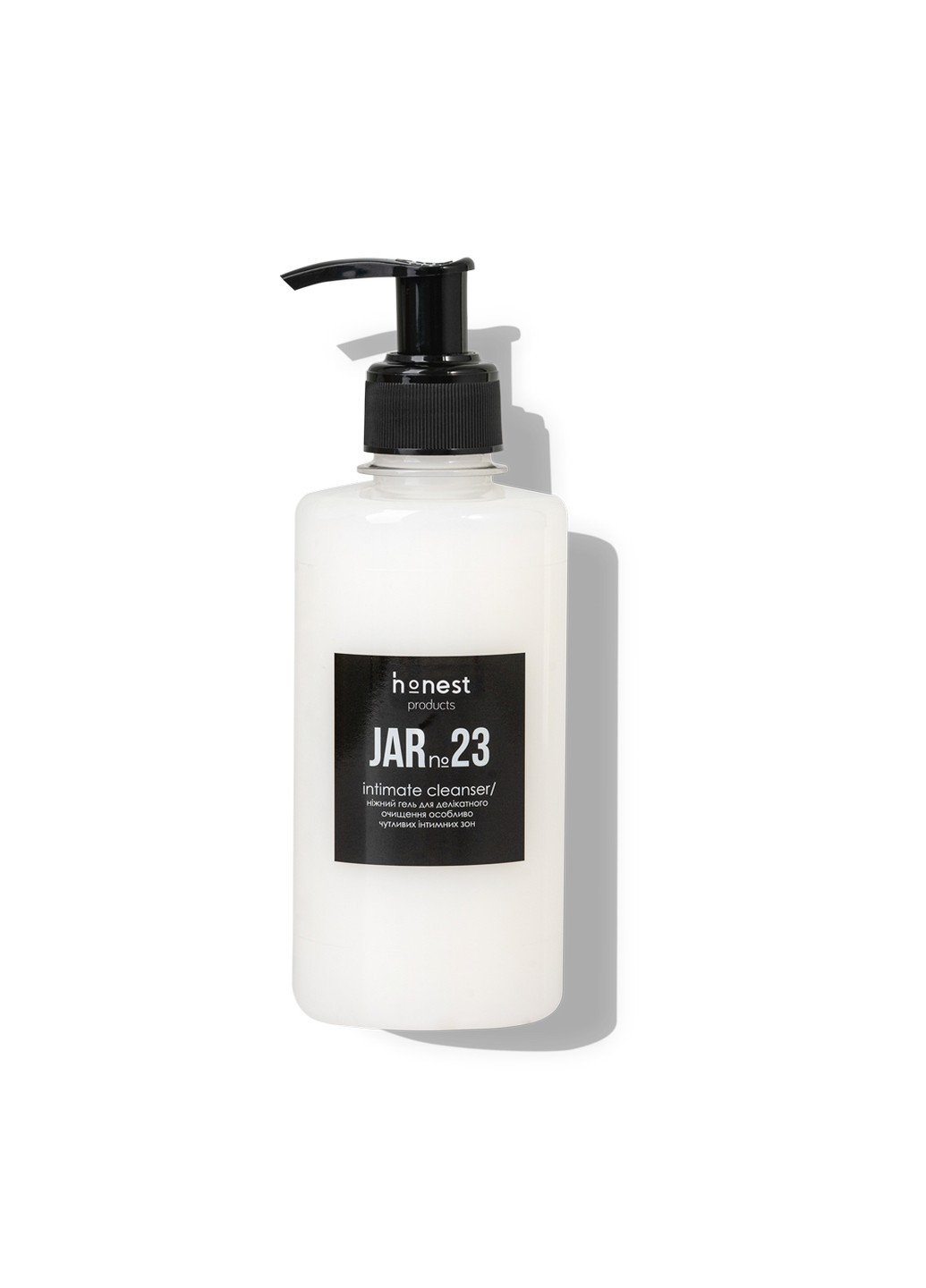 JAR №23 – Ніжний гель для делікатного очищення чутливих інтимних зон, 300мл Honest products (266273106)