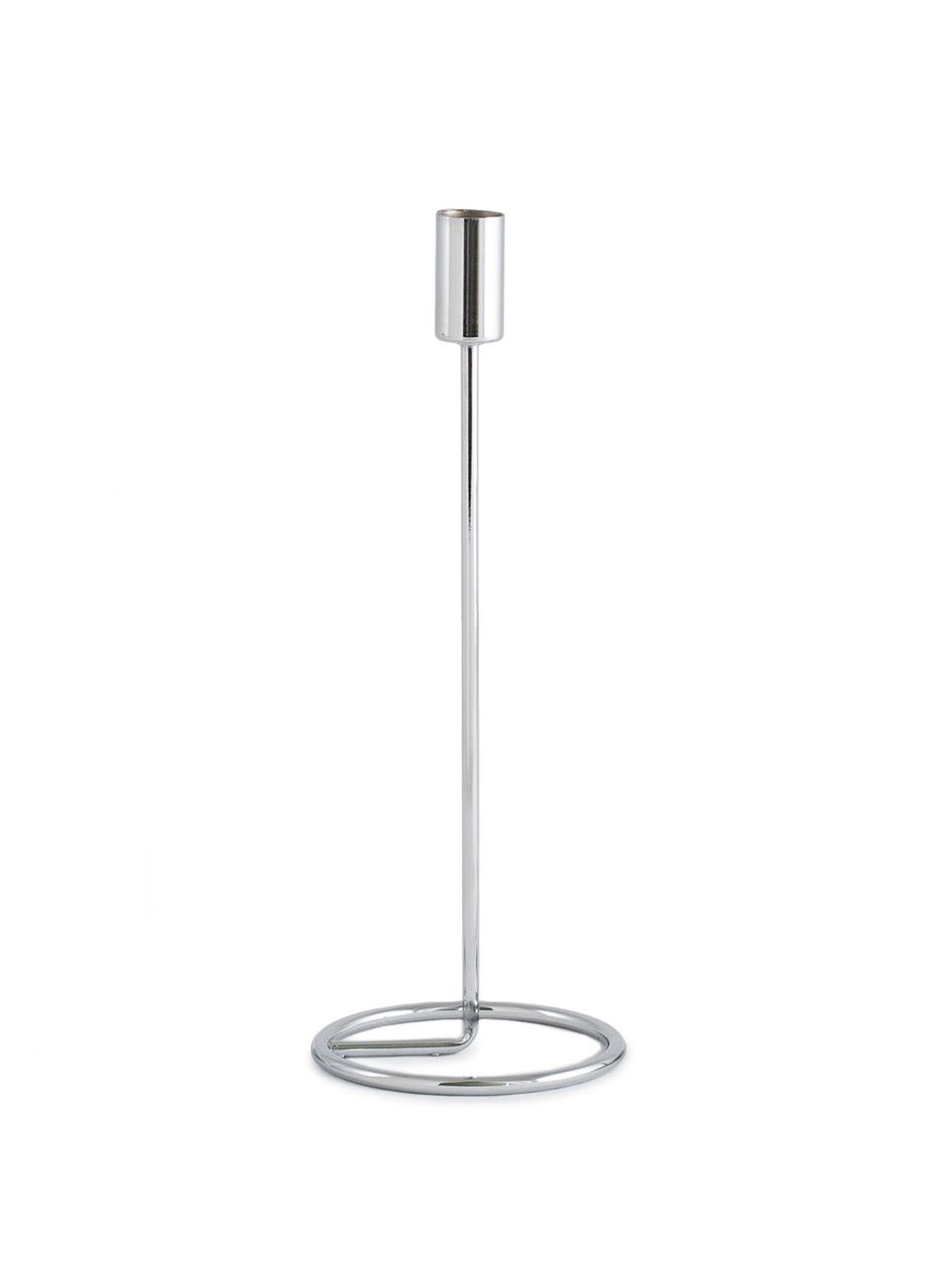 Підсвічники святкові REMY-DEСOR металеві Гуннар срібного кольору набір 3 шт. висота 18см 23см 28см REMY-DECOR (266345092)