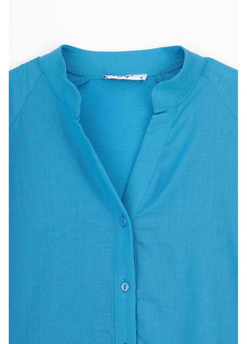 Синяя кэжуал рубашка Crep