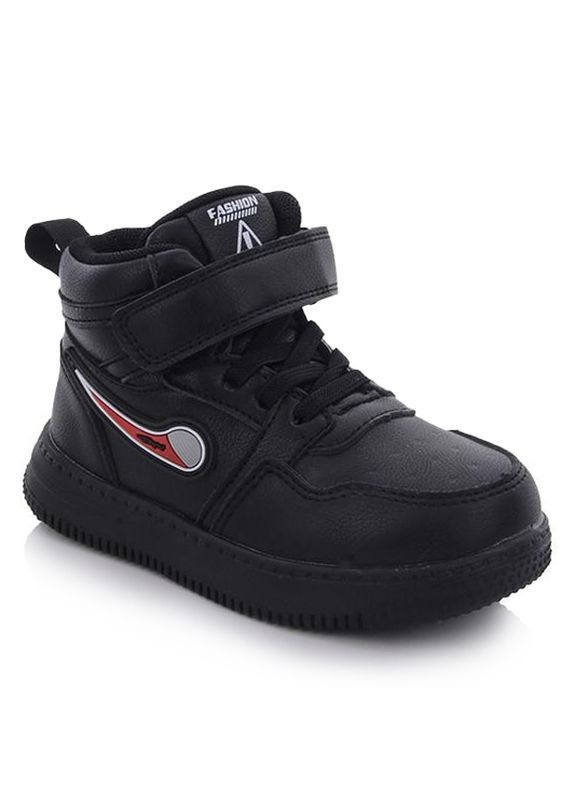 Черные повседневные осенние ботинки для мальчика (демисезон) No Brand