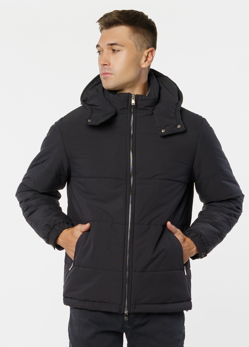 Черная зимняя куртка мужская Arber Шон