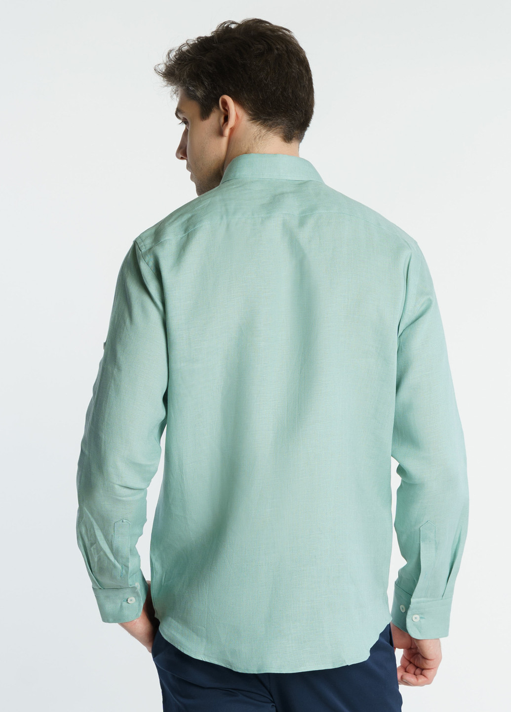 Зеленая кэжуал рубашка Arber