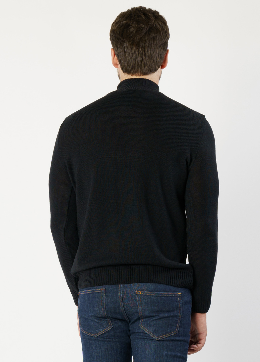 Чорний зимовий светр чоловічий Arber Roll-neck 7GG N-AVT-94