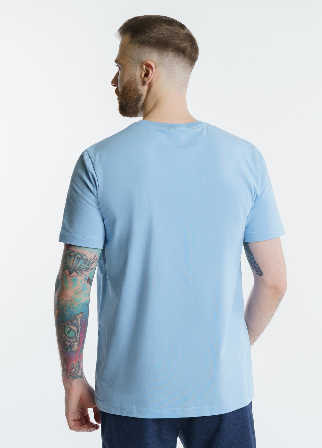 Блакитна футболка чоловіча Arber T-SHIRT FF10