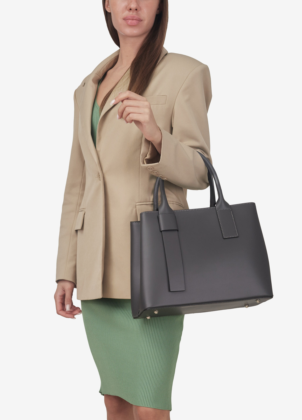 Сумка женская кожаная тоут средняя Tote Regina Notte (266411700)