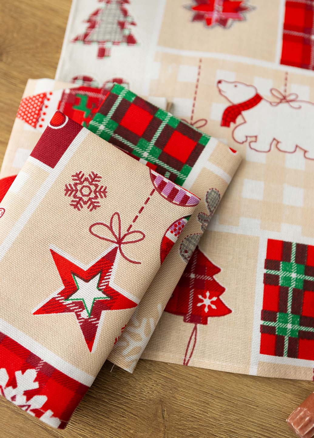 Салфетки льняные "Украшение" 35х35 см (комплект 4 шт.) Homedec - (266345236)