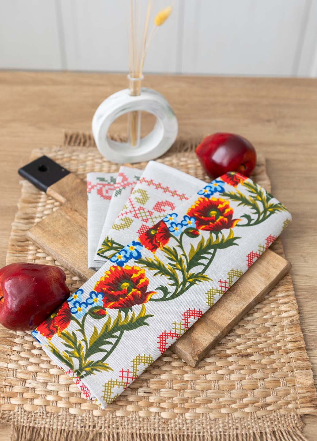 Серветки лляні "Сірий мак" 35х35 см (комплект 4 шт.) Homedec - (266345239)