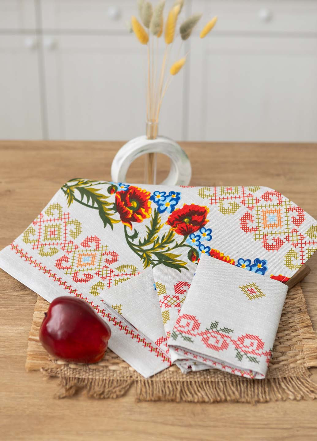 Серветки лляні "Сірий мак" 35х35 см (комплект 4 шт.) Homedec - (266345239)