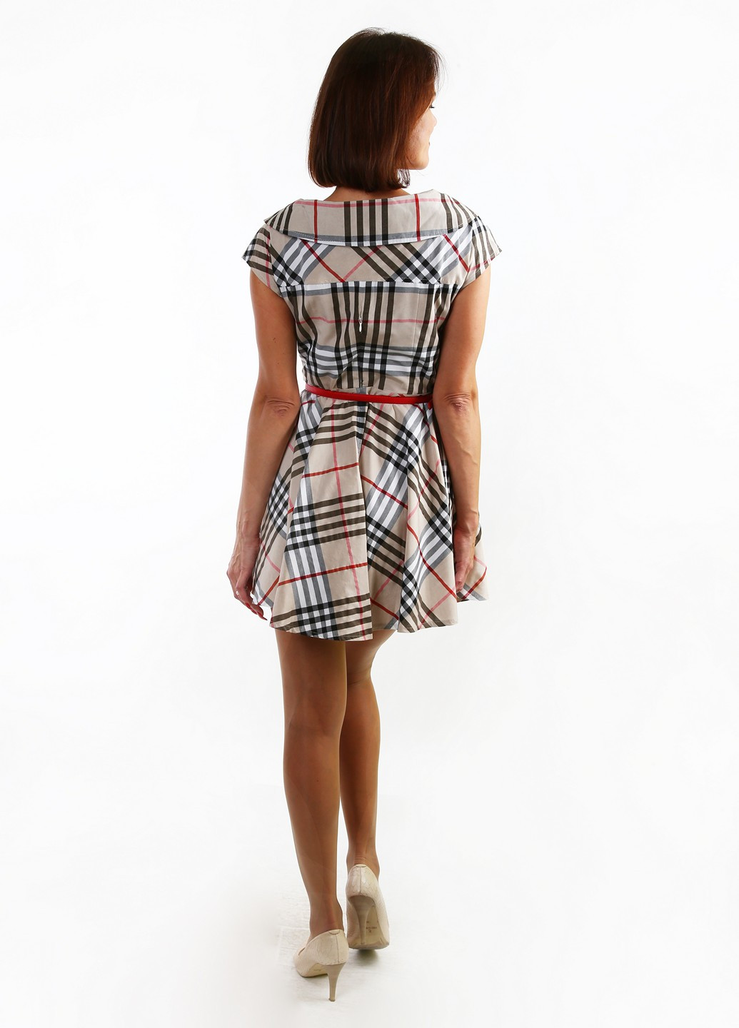 Комбинированное кэжуал платье No Brand в полоску