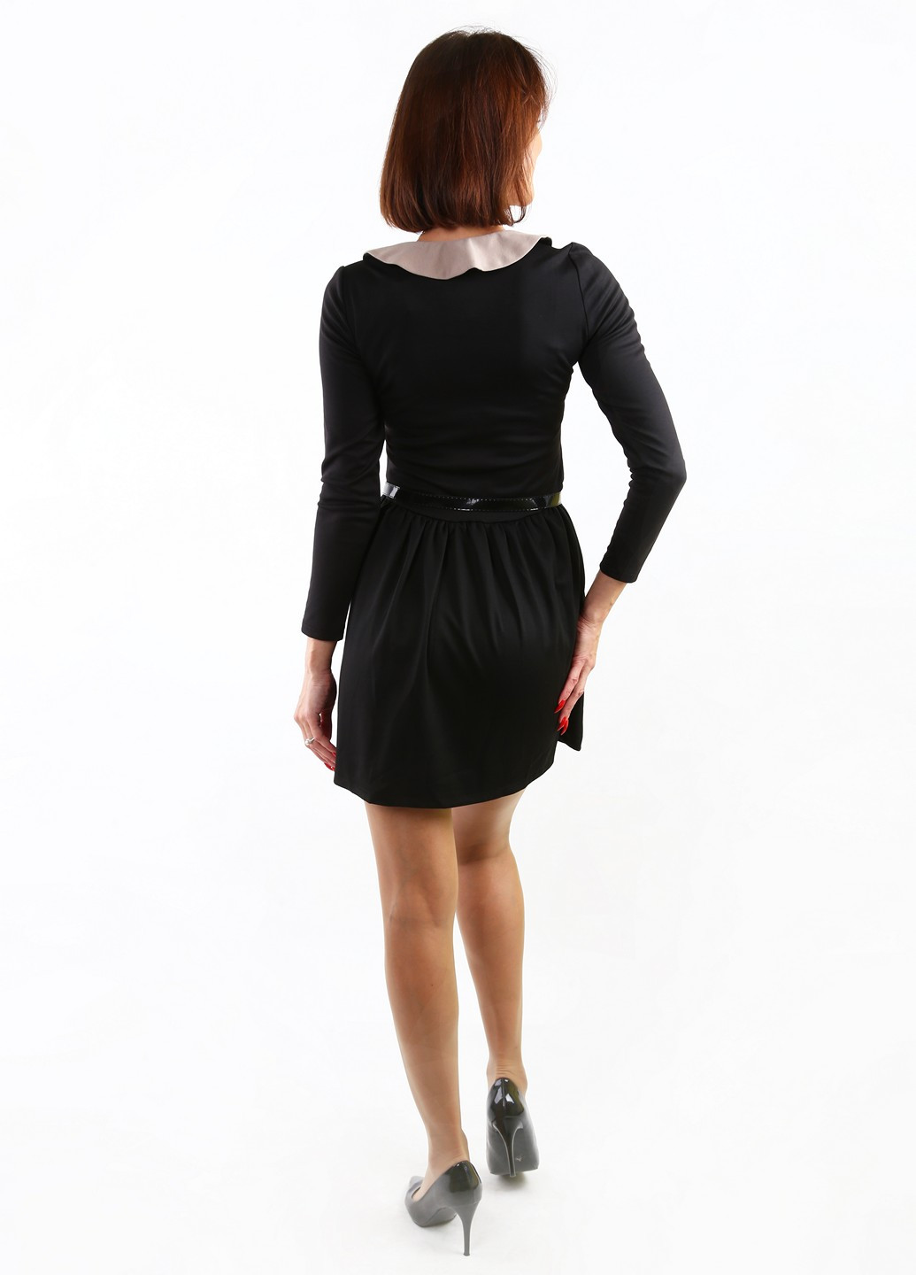 Чорна кежуал сукня No Brand однотонна