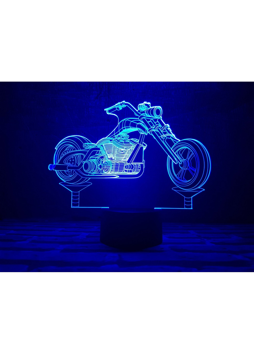 Нічник-світильник 3D "Мотоцикл 3" 21х23 см 3DTOYSLAMP (266418754)
