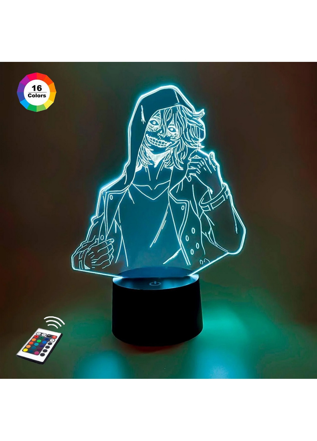 Ночник-светильник 3D "Томура Шигараки" 25х15 см 3DTOYSLAMP (266419288)