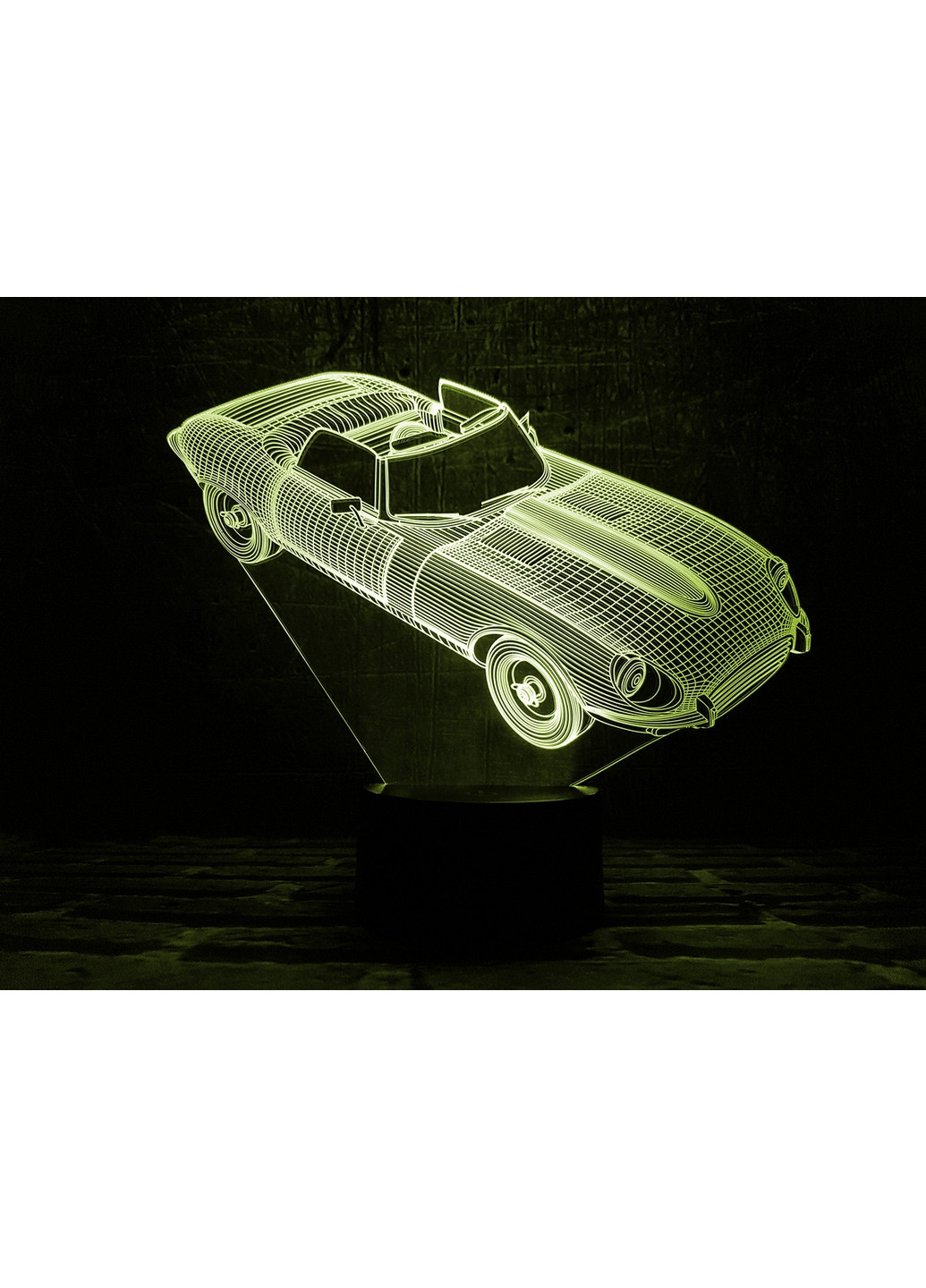 Нічник-світильник 3D "Автомобіль 2" 19х24 см 3DTOYSLAMP (266418339)