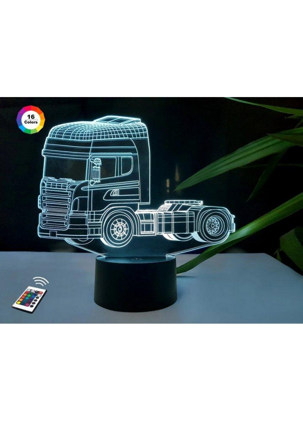 Ночник-светильник 3D "Автомобиль 19" 21х22 см 3DTOYSLAMP (266418789)