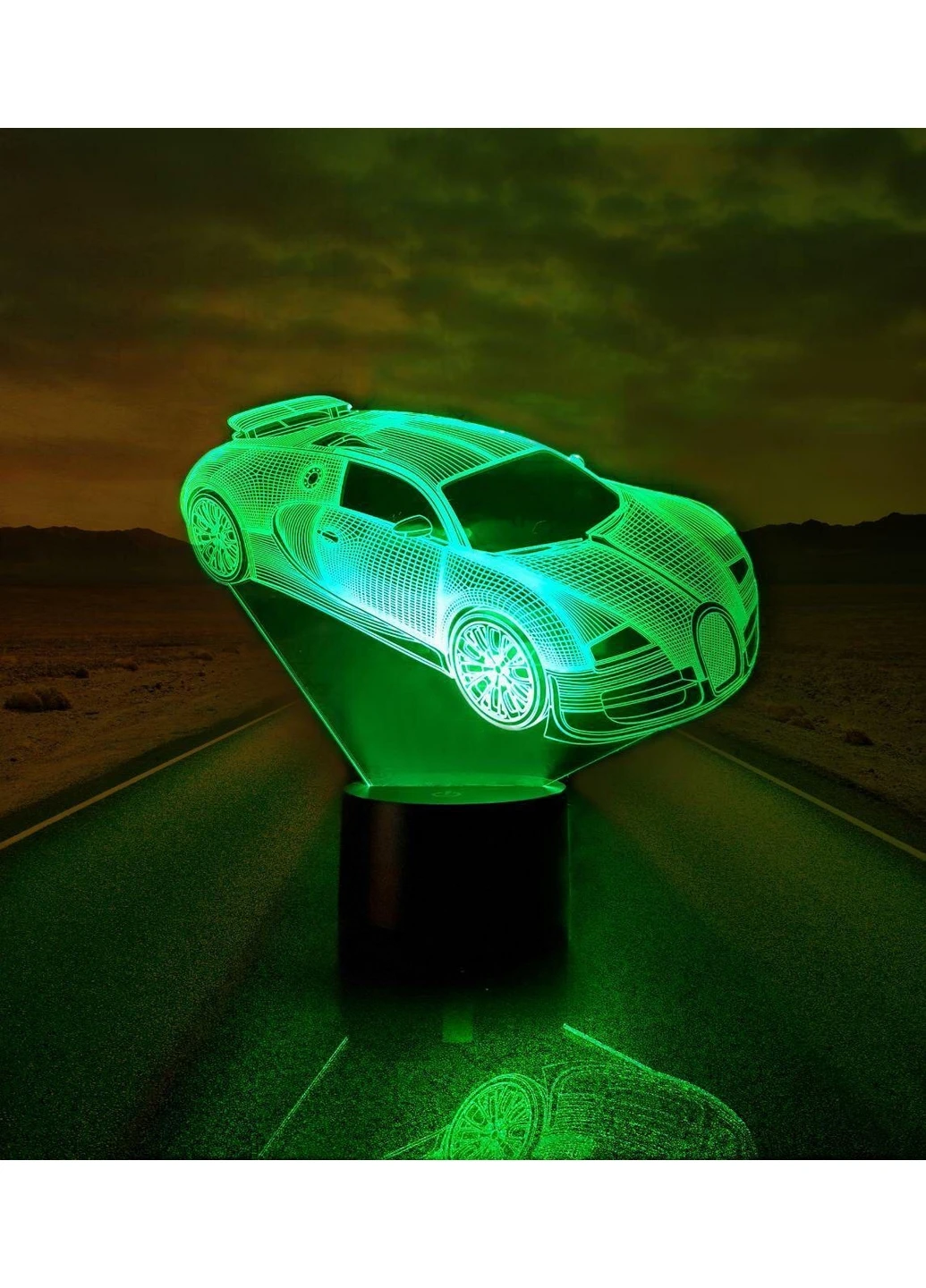 Сменная картинка для ночника-светильника 3D "Автомобиль 5" 3DTOYSLAMP (266418987)