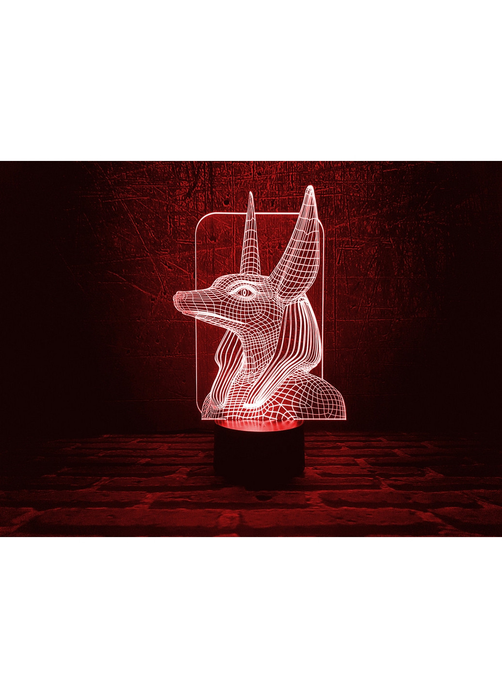 Ночник-светильник 3D "Анубис" 27х17 см 3DTOYSLAMP (266418427)
