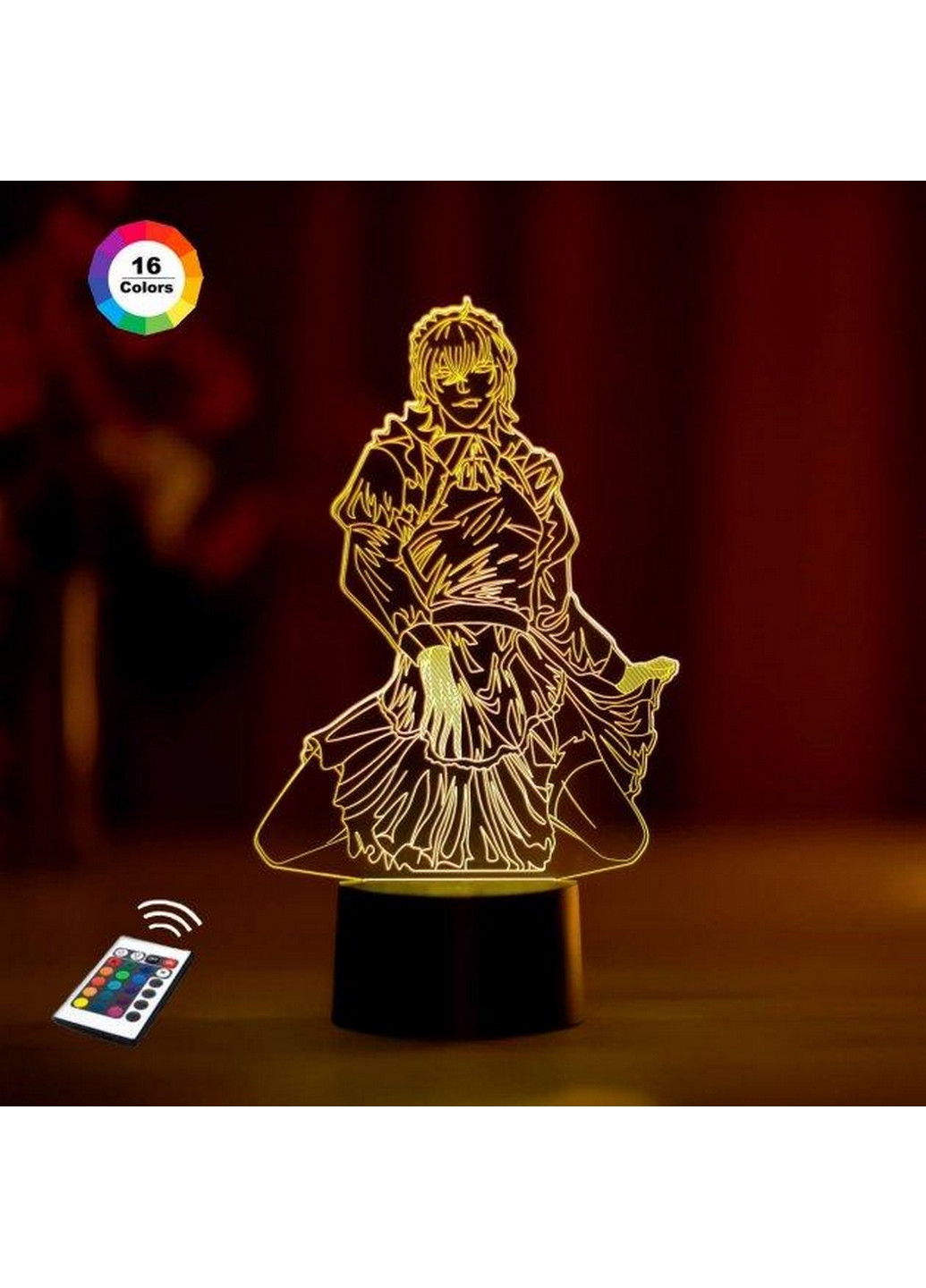 Нічник-світильник 3D "Аято Сакамакі" 24х15 см 3DTOYSLAMP (266418370)