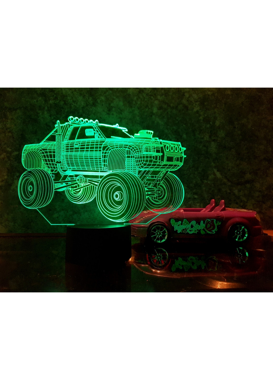 Сменная картинка для ночника-светильника 3D "Автомобиль 4" 3DTOYSLAMP (266419122)