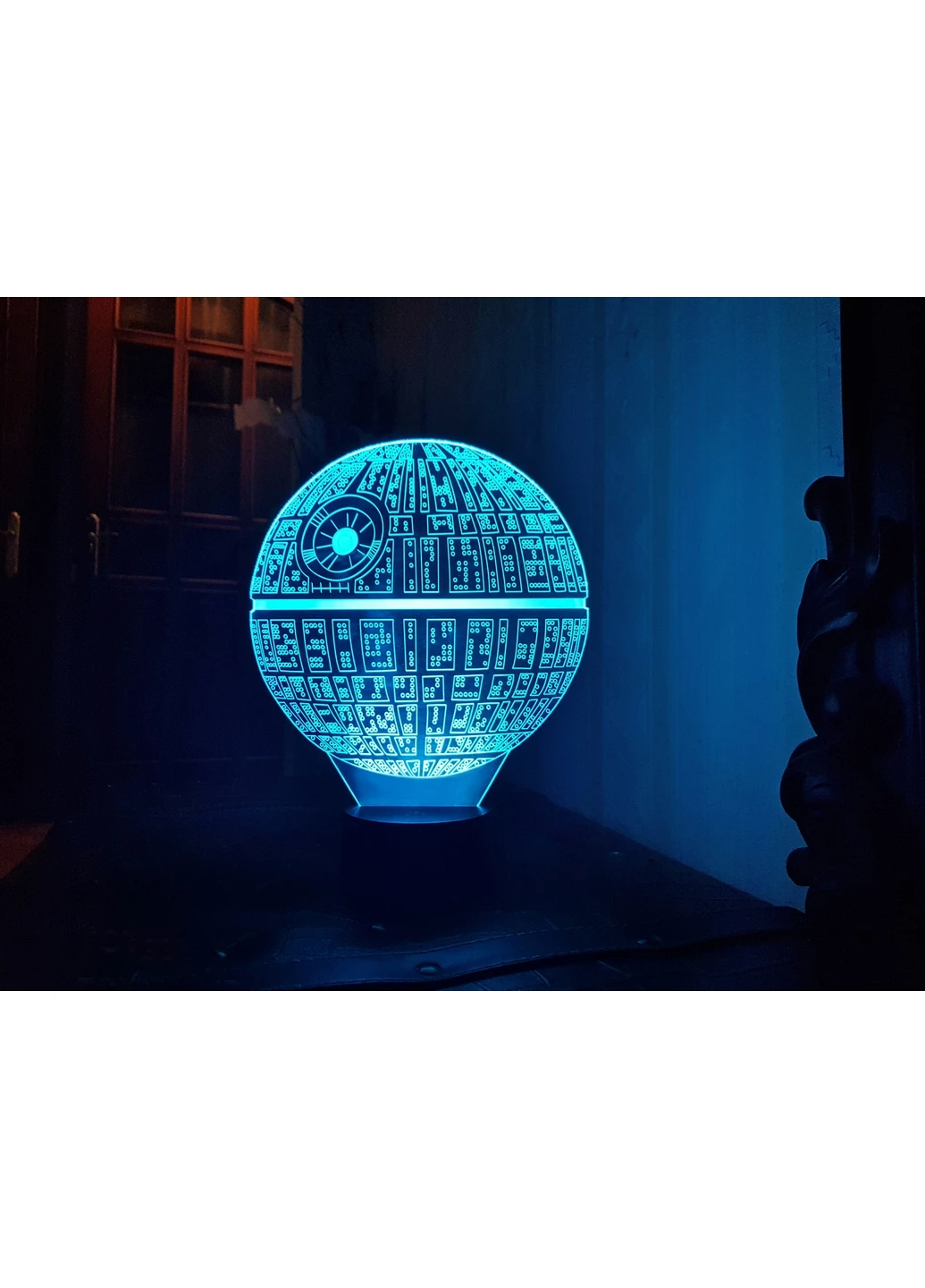 Сменная картинка для ночника-светильника 3D "Звезда смерти" 3DTOYSLAMP (266419046)