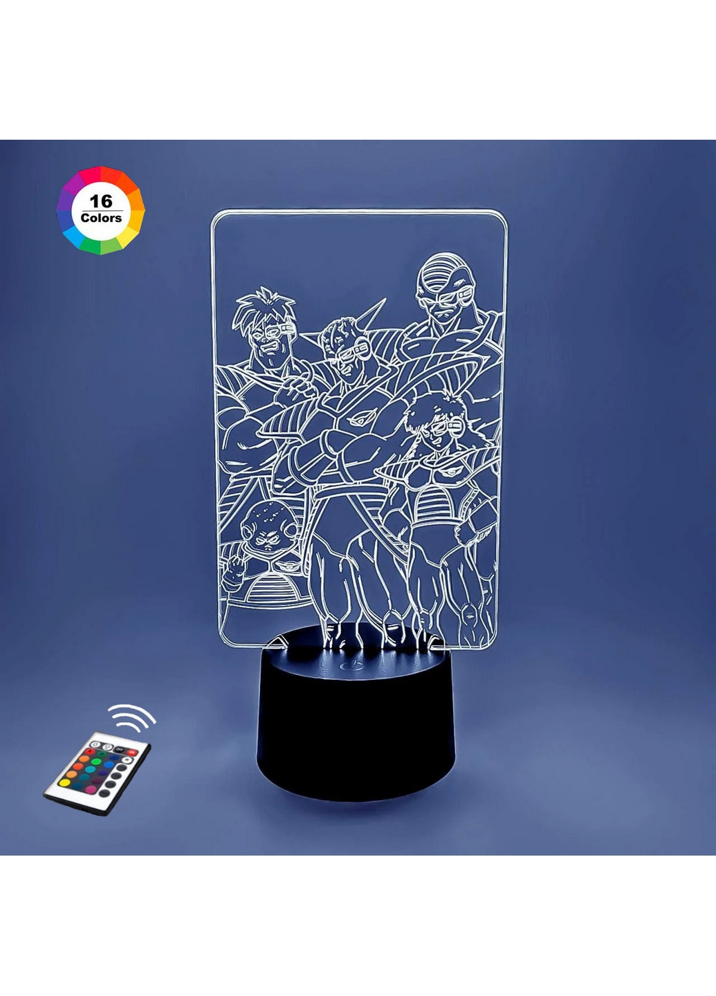 Нічник-світильник 3D "Корпусрушників Тарльса" 25х12 см 3DTOYSLAMP (266418779)
