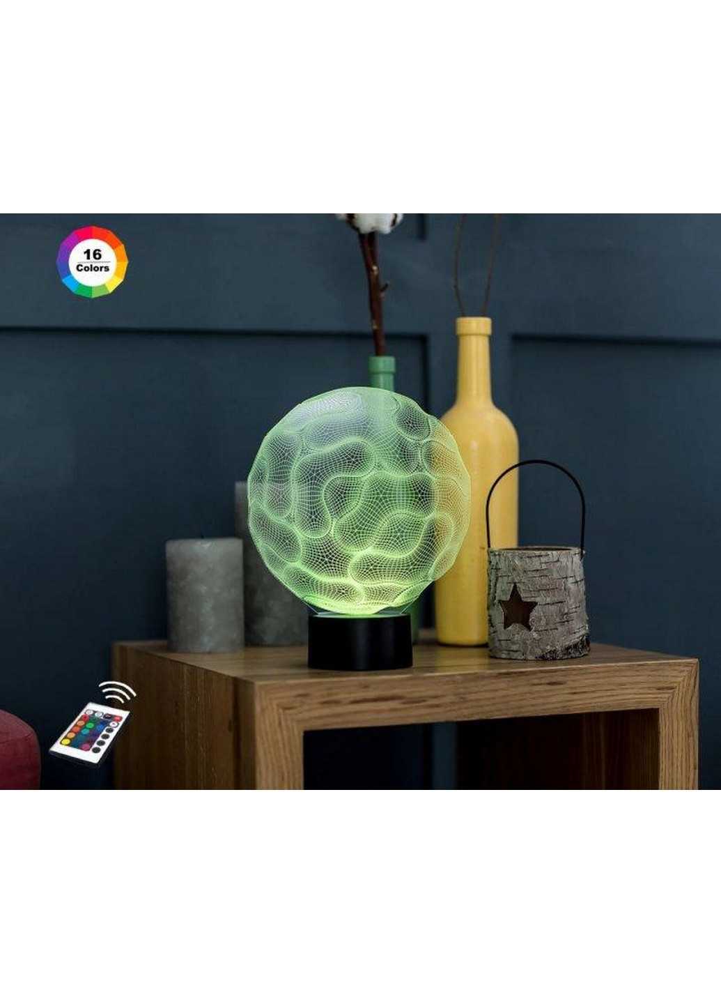 Нічник-світильник 3D "Села" 24х19 см 3DTOYSLAMP (266418236)